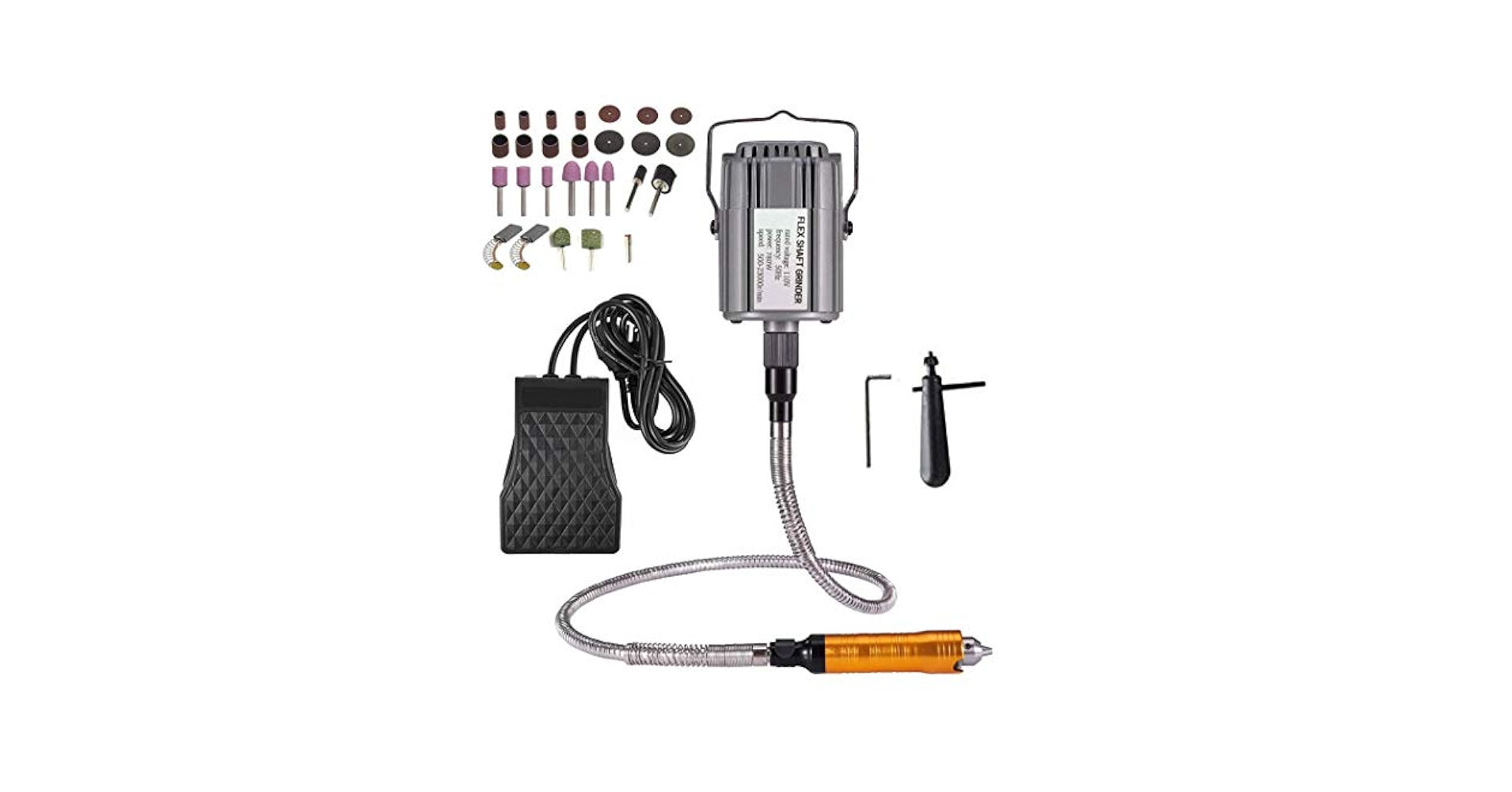 VOTOER Rotary Tool Flex Shaft Hanging Grinder Carver